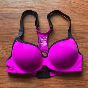 Pink Victoria Secret Sports push up bra